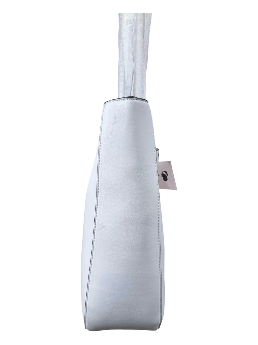 Karl Lagerfeld Paris Canelle White Studded Bow Tote NWT - Picture 4 of 17
